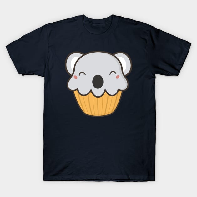 Scrumptious Kawaii Cute Koala Cupcake T-Shirt by happinessinatee